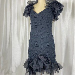 80's Little Black Dress -M/L